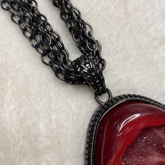 Geode like necklace - Picture 3 of 5